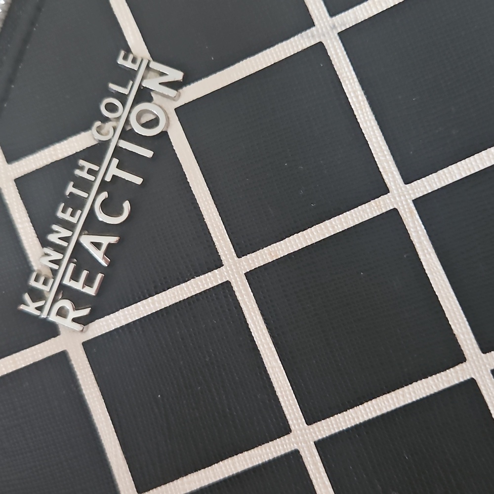 Kenneth Cole Reaction Grid Patterned Crossbody Ba… - image 5